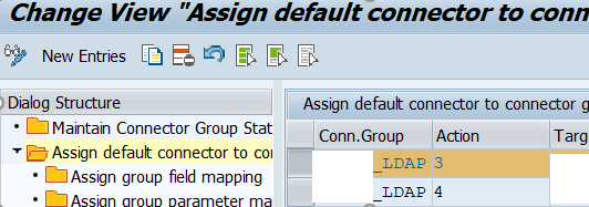 Assign default connector